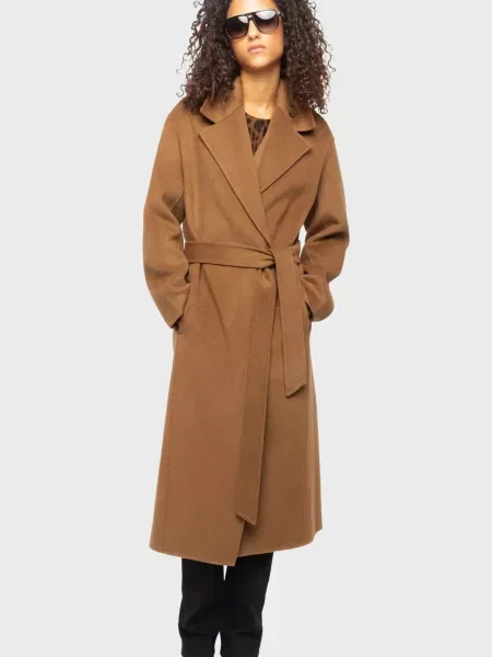 Вовняне пальто Zadig&voltaire коричневе