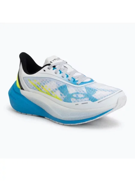 Női futócipő Under Armour Velociti Distance white/orange bloc/metallic silver. Méret: EU fehér