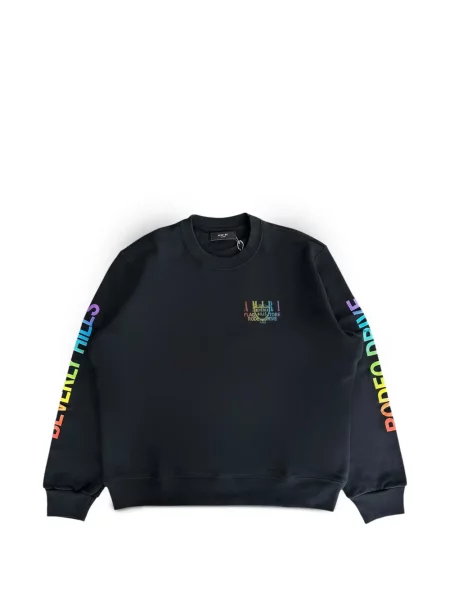 Pulover Amiri cu imagine negru