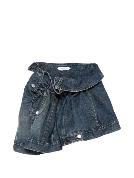 Spódnica August Barron asymetryczna niebieska