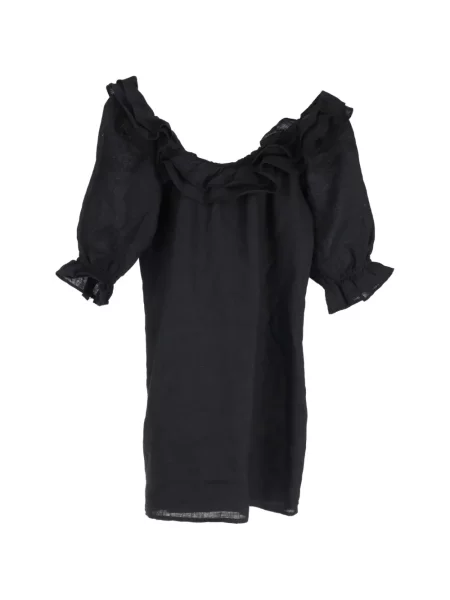 Rochie mini Reformation cu volane de costum negru