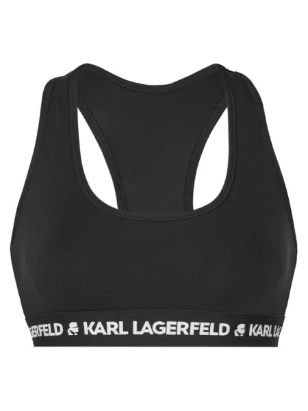 KARL LAGERFELD Sutien top negru