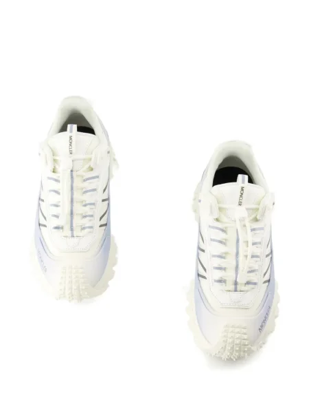 Sneakerși Moncler Trailgrip din piele alb