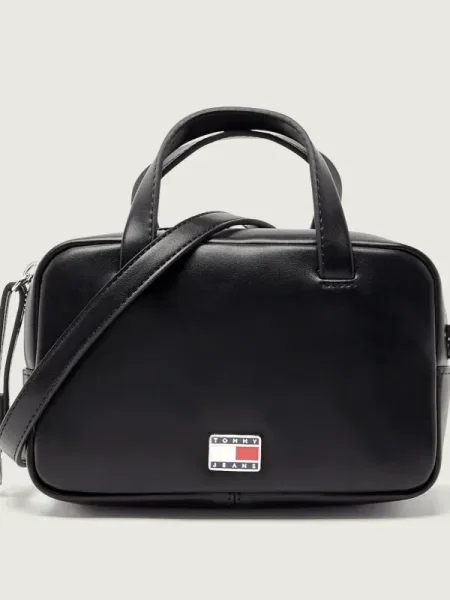 Geantă Tommy Jeans Tjw City Trunk Crossover negru