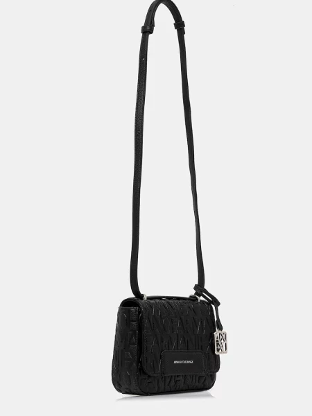 ARMANI EXCHANGE Torba za čez ramo LIZ PEBBLE' črna