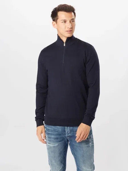 SELECTED HOMME Pulover SLHBerg marin albastru