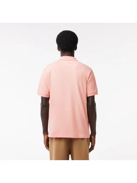 Lacoste Koszulka Polo Oryginał Petit Piqué różowa