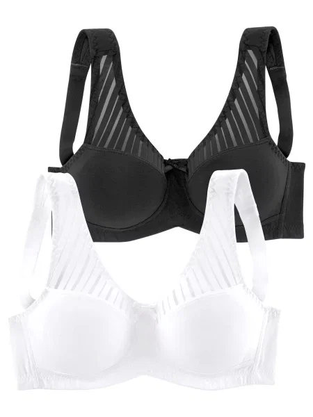 NUANCE Grudnjak crna bijela