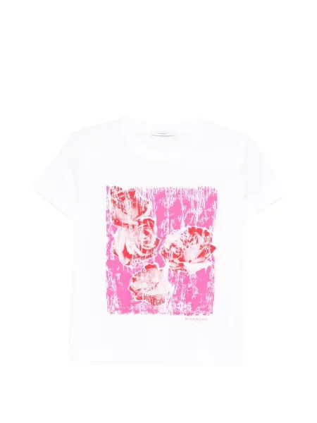 Tricou Givenchy cu imagine alb