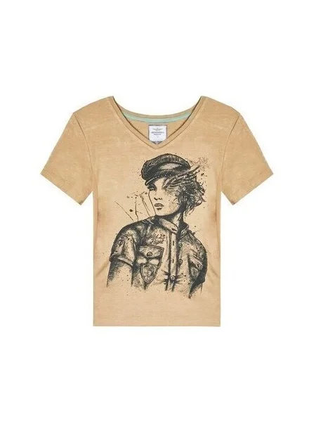 Tricou Aeronautica Militare bej
