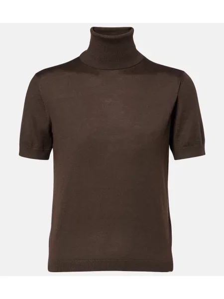 Top Ralph Lauren Collection din cașmir maro