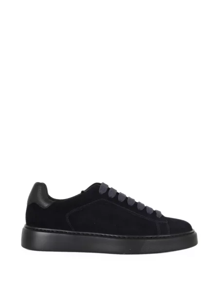 Sneakerși Doucal's din piele de căprioară albastru