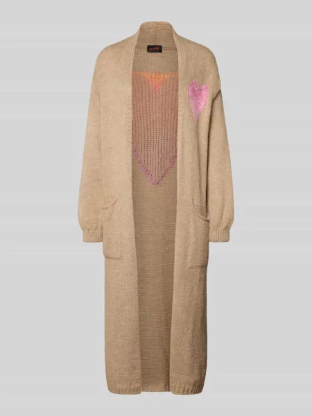 Długi kardigan z wpuszczanymi Miss Goodlife