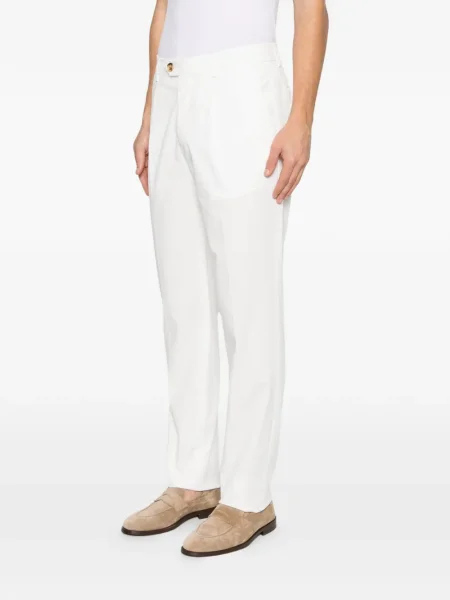 Kalhoty Brunello Cucinelli bílé