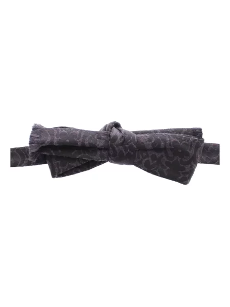 Krawat Dolce And Gabbana wełniany elegancki czarny