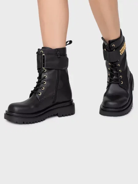 Ботинки Versace Jeans Couture черные
