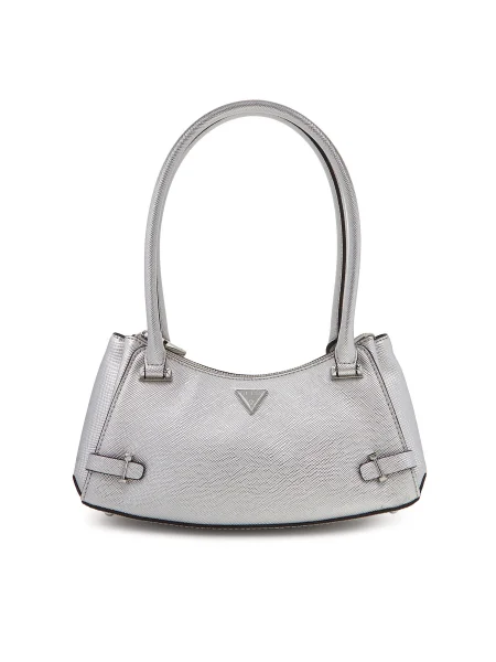 Дамска чанта Guess сребристо