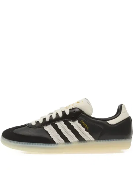 Φλοράλ sneakers Adidas Samba με κορδόνια με δαντέλα μαύρο