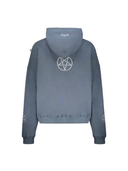 Bluza z kapturem Isabella 1985 z kapturem niebieska
