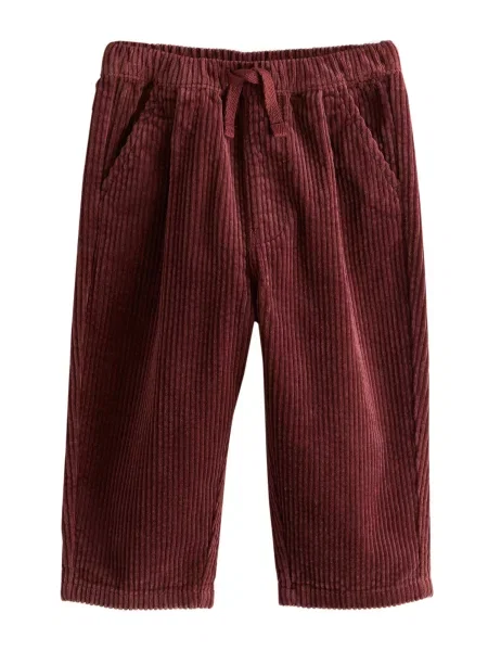 Next Pantaloni burgundy roșu