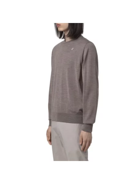Sweter K-way wełniany beżowy