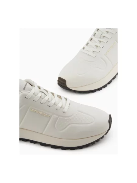 Sneakersy Emporio Armani białe