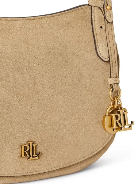 Замшевая сумка через плечо Lauren Ralph Lauren