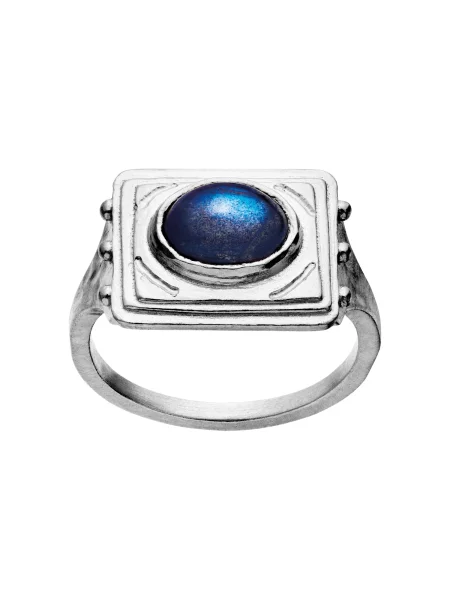 Maanesten Prstan Roxxane safir srebrna