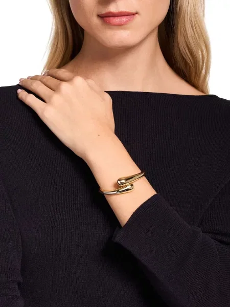 Lniany biustonosz Emporio Armani żółty