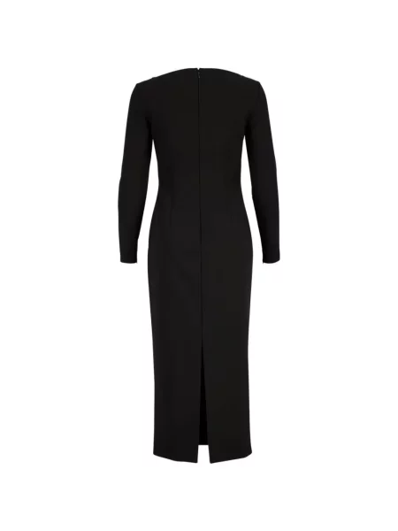 Rochie maxi Roland Mouret lungă de costum negru