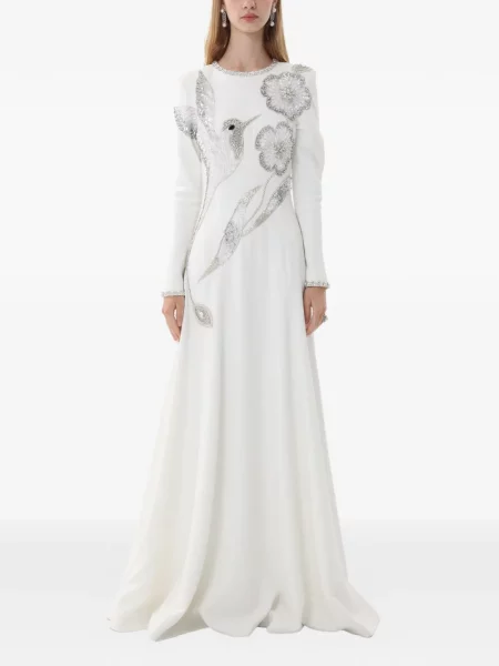 Rochie de seară Dina Melwani alb