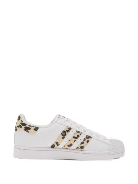 Pulover Adidas din fleece de drumeție alb