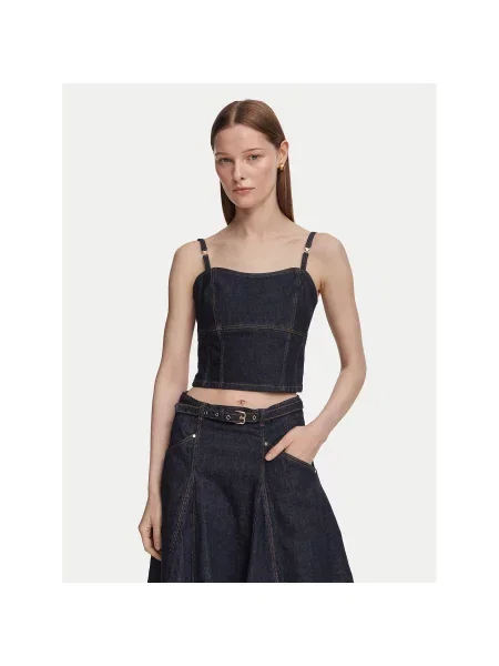 Guess Τοπ Σκούρο Slim Fit μπλε