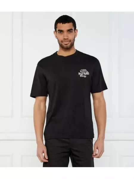 Hugo Blue Tricou Natopu | Relaxed fit negru