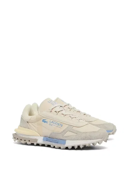 Sneakerși Lacoste din piele de căprioară cu autograf