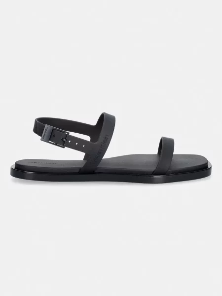 Sandali Calvin Klein Jelly Sandal Sling Mat Tran Tpu črna
