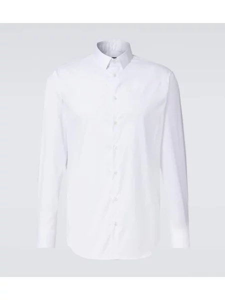 Srajca Giorgio Armani poplin bela