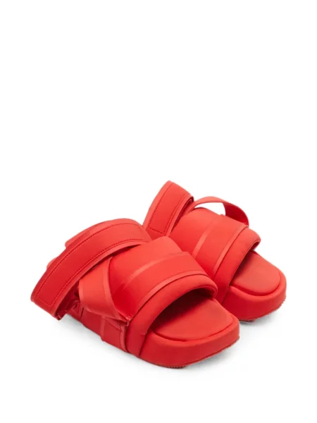 Sandale Y-3 slingback din neopren roșu