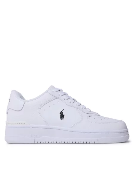 Sneakersy Polo Ralph Lauren skórzane białe