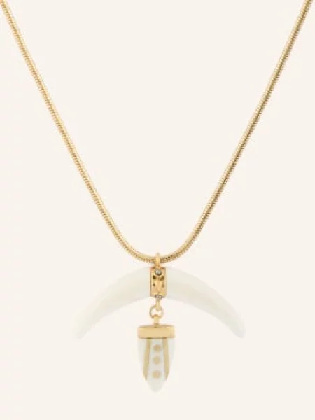 Isabel Marant Náhrdelník Necklace zlatá bílá