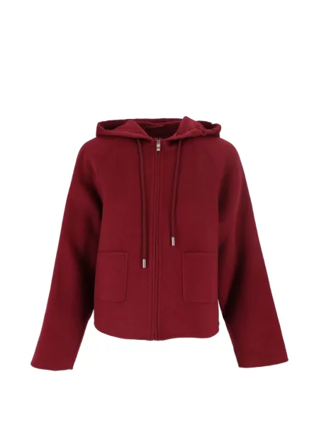 Kapucnis dzseki Max Mara piros