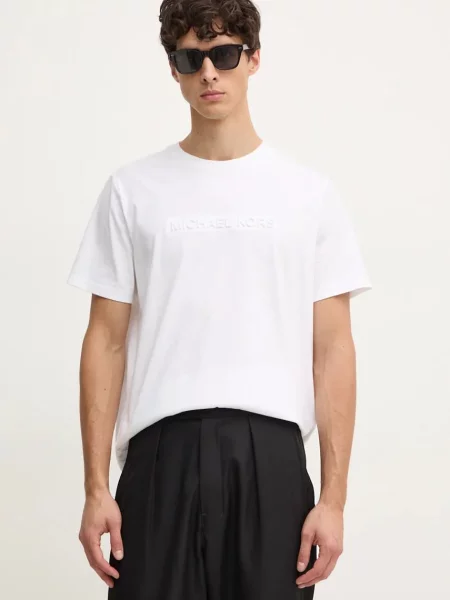 Michael Kors t-shirt z aplikacją biały