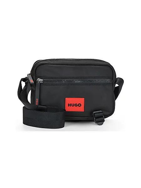 Crossbody torba Hugo črna