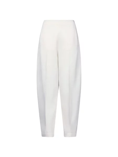 Pantaloni Fforme conici alb