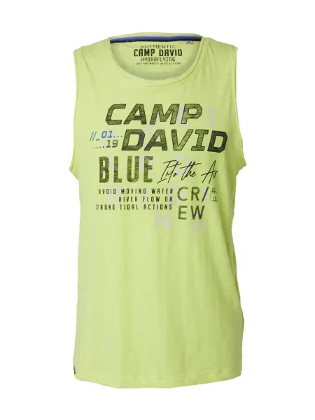 CAMP DAVID Majica rumena črna