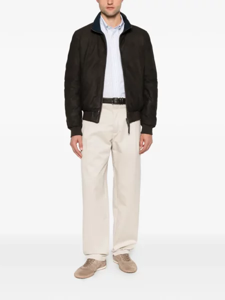 Reversibil geanta de piele Mabrun maro