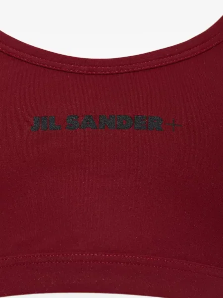Sutien Jil Sander cu imagine roșu