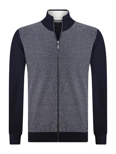 Jacey Quinn Kardigan modrá / šedá černá