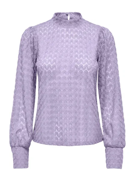 JDY Bluză JDYAVERY mov pastel