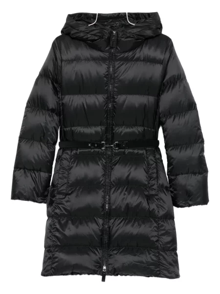 Palton 's Max Mara cu glugă negru